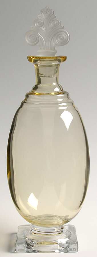 4020 Amber (Topaz Bowl) Decanter & Stopper by Fostoria-1
