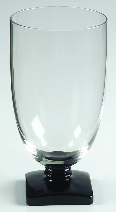 4020 Black Base (Stem 4020) 13 Oz Footed Tumbler by Fostoria-1