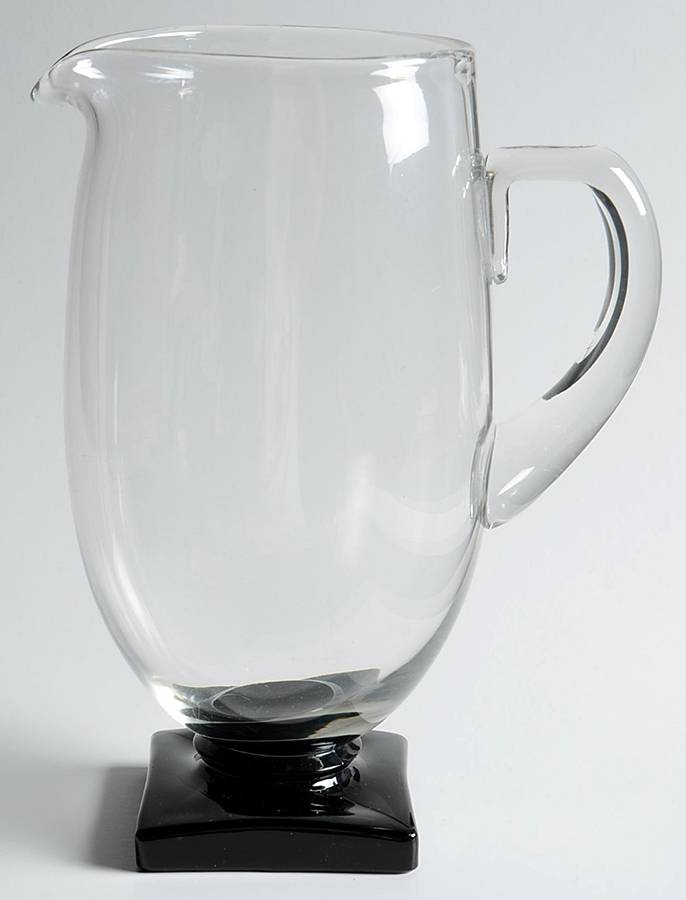 4020 Black Base (Stem 4020) 56 Oz Pitcher by Fostoria-1