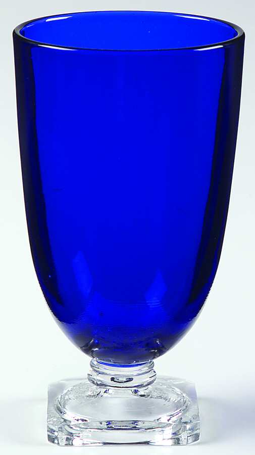4020 Cobalt Blue 8 Oz Footed Tumbler by Fostoria-1