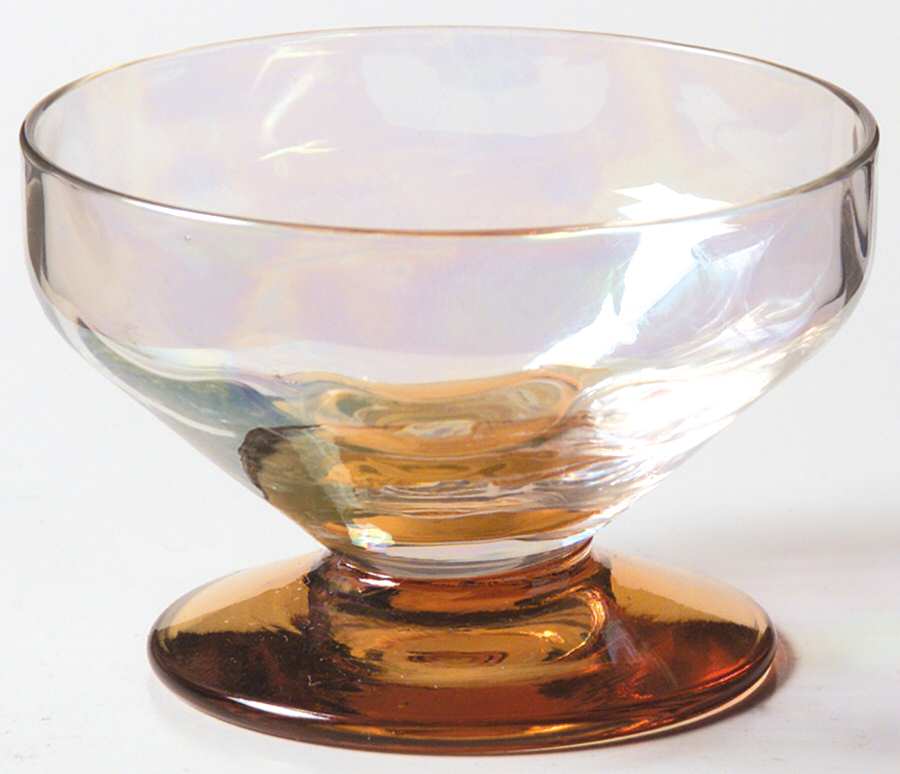 5082-5282 Amber (Iridized Bowl) Almond by Fostoria-1