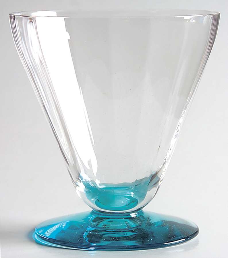 5082-5282 Blue (Electric Blue Stem) Oyster or Fruit Cocktail by Fostoria-1