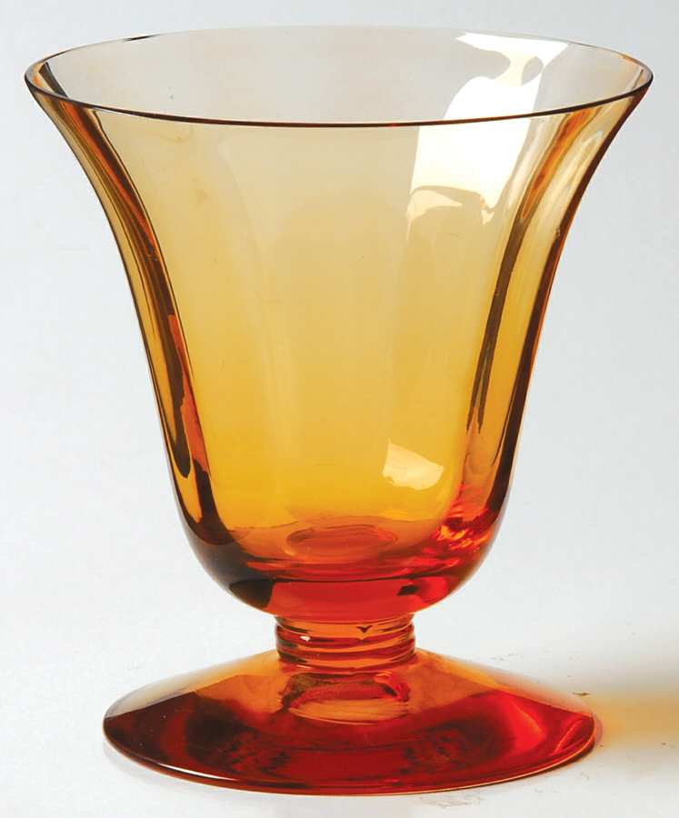 5093 Amber (Amber Bowl and Stem) Oyster or Fruit Cocktail by Fostoria-1