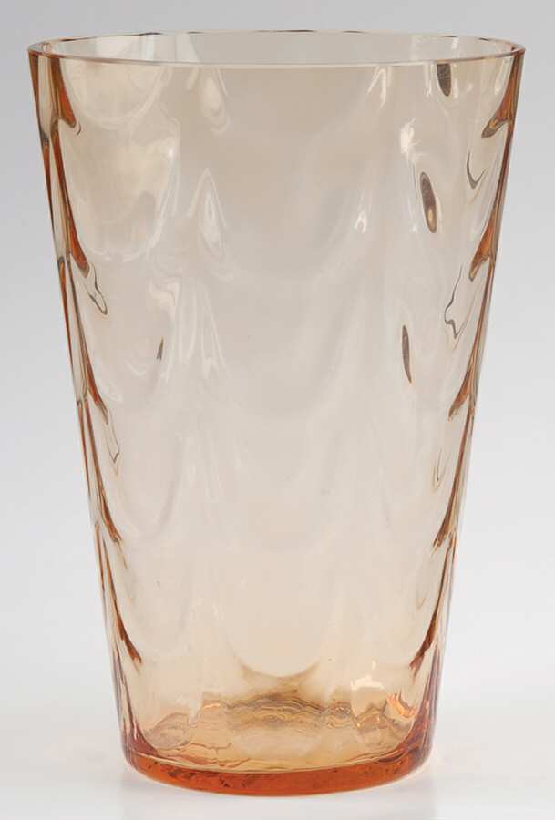 5093 Amber (Optic Loop, Amber Stem) Flower Vase by Fostoria-1