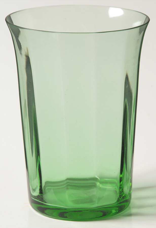 5093 Green (Regular Optic) Flat Tumbler by Fostoria-1