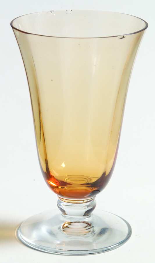 5097-5297 Amber (Amber Bowl) 4 Oz Footed Tumbler by Fostoria-1