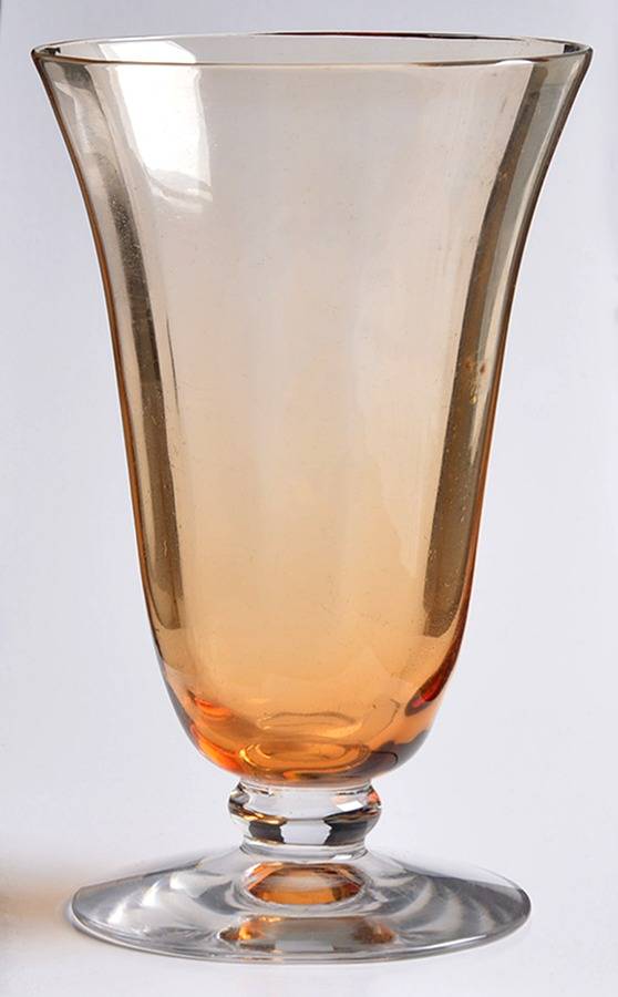 5097-5297 Amber (Amber Bowl) Footed Tumbler by Fostoria-1