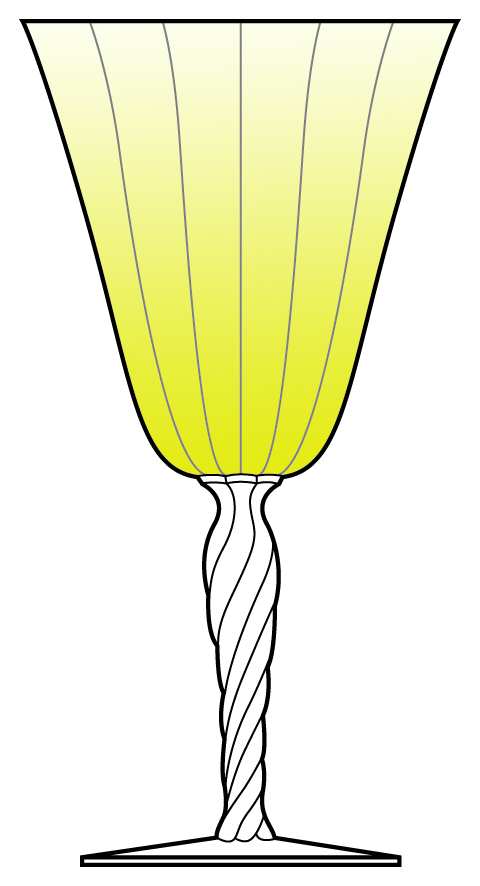 5097-5297 (Topaz) Water Goblet by Fostoria-1