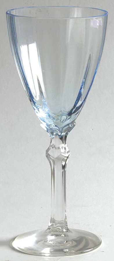 5098-5298 Blue Wine Glass by Fostoria-1