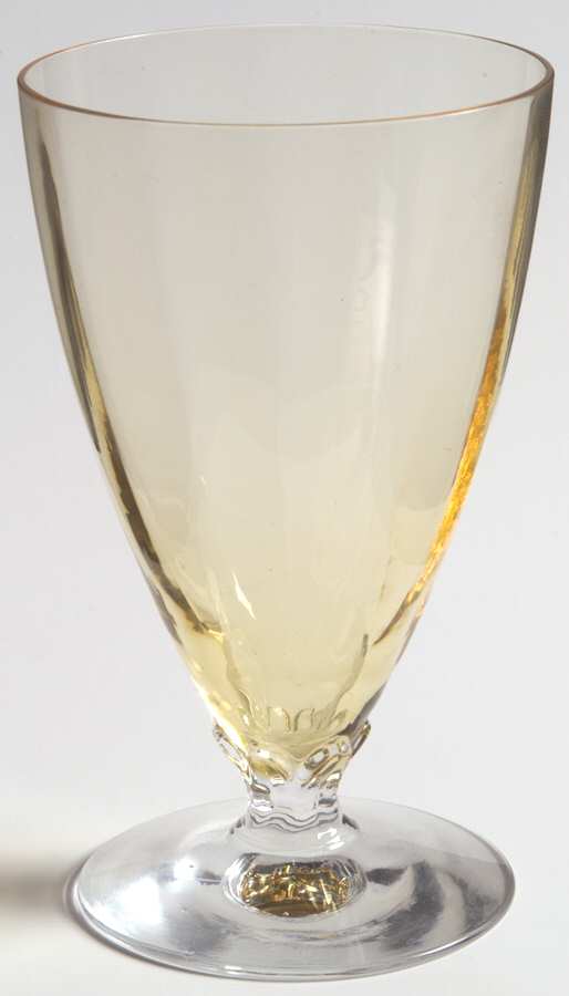 5098-5298 Topaz 9 Oz Footed Tumbler by Fostoria-1