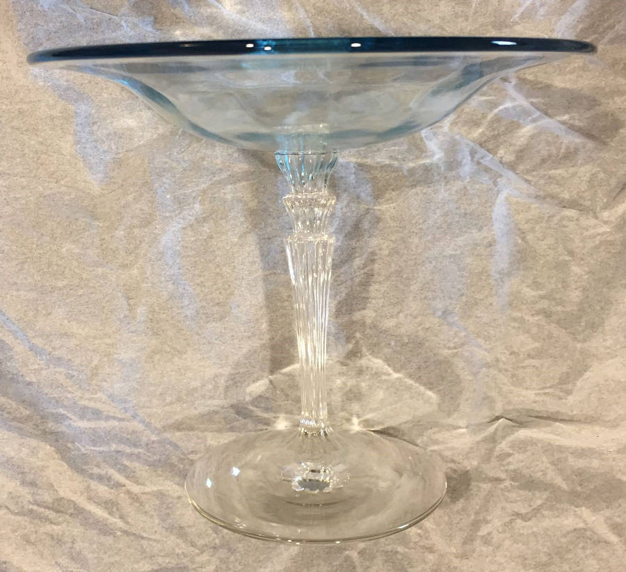 5099-5299 Blue (Azure) Round Compote (Height X Width) by Fostoria-1