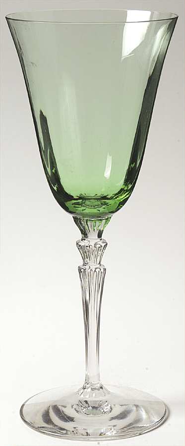 5099-5299 Green Water Goblet by Fostoria-1