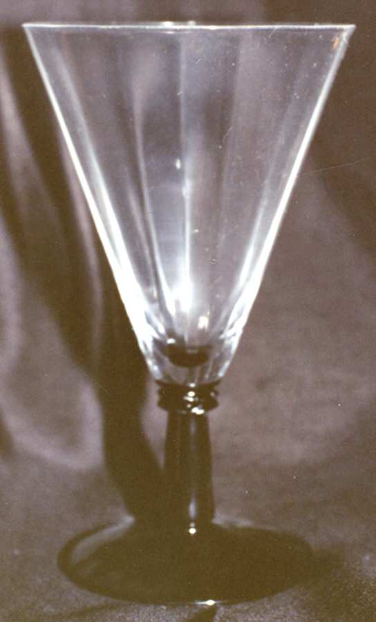 6002-Black (Ebony) Water Goblet by Fostoria-1