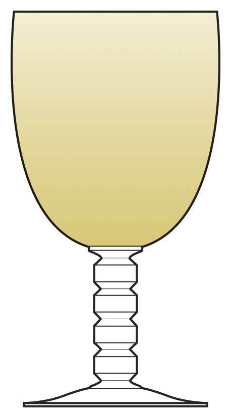6003 Topaz Water Goblet by Fostoria-1