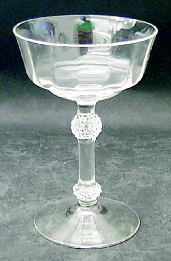 6007 Clear Champagne/Tall Sherbet by Fostoria-1