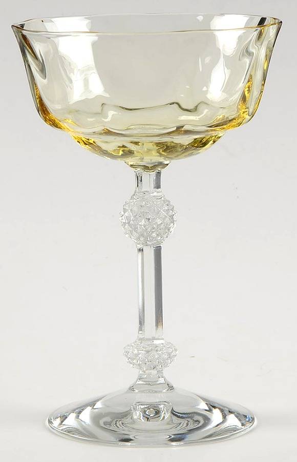 6007 Topaz Champagne/Tall Sherbet by Fostoria-1