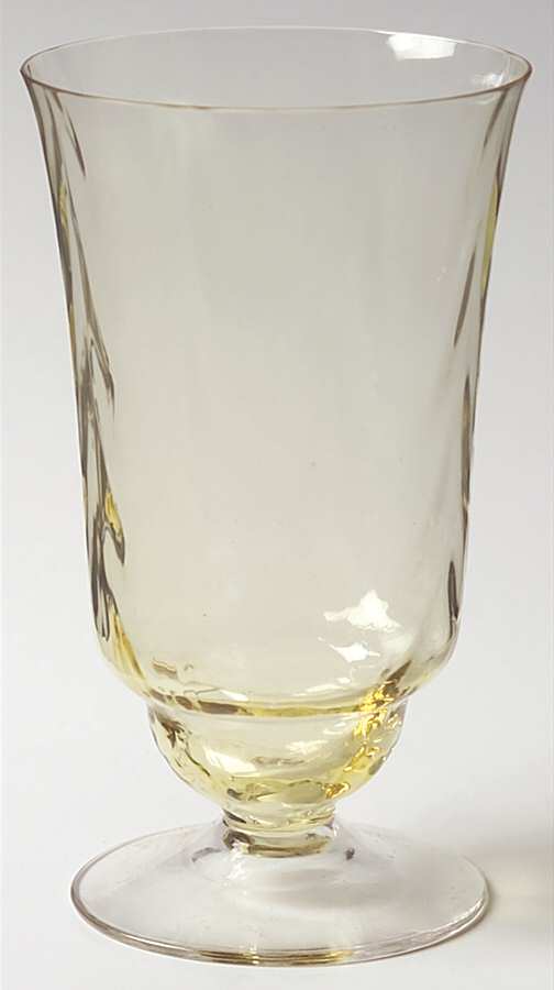 6007 Topaz 10 Oz Footed Tumbler by Fostoria-1