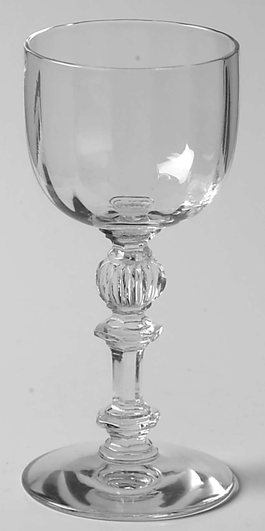6008 Clear (Straight Optic) Cordial Glass by Fostoria-1