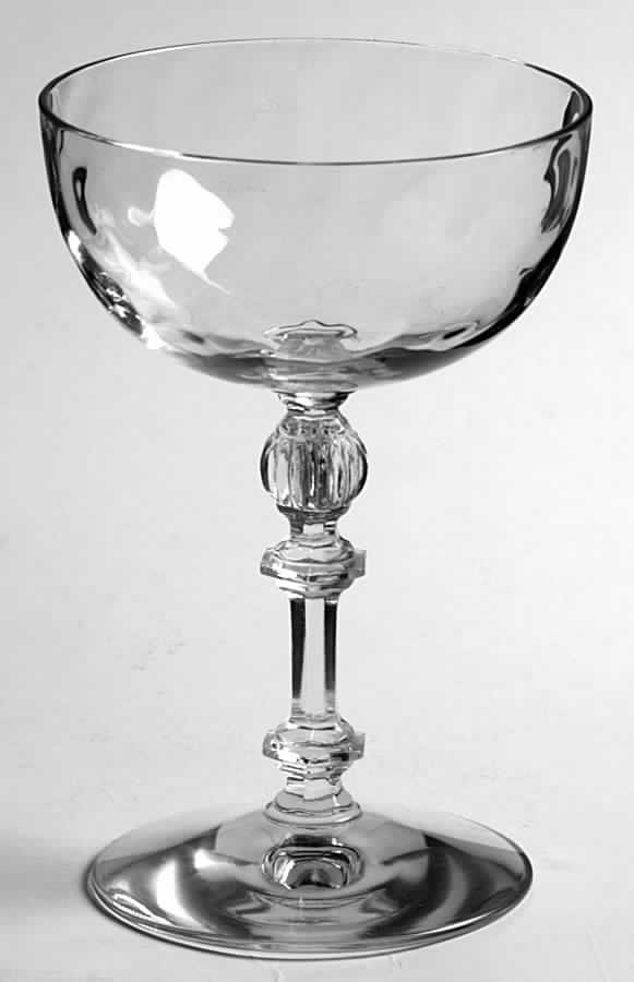 6008 Clear (Dimple Optic) Liquor Cocktail by Fostoria-1