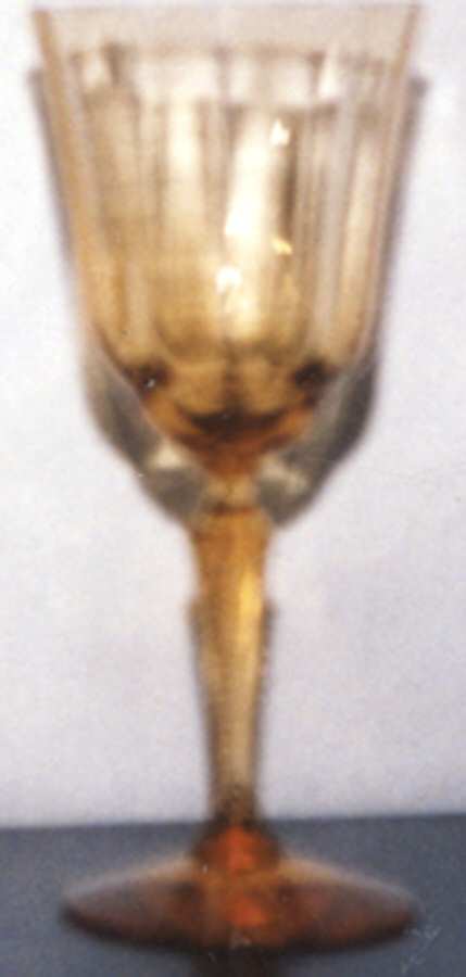 6009 Amber Cordial Glass by Fostoria-1