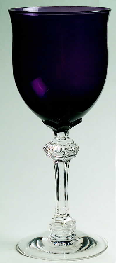 6013 Burgundy (Ameythyst) Water Goblet by Fostoria-1