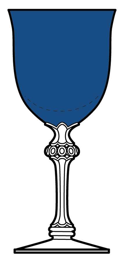 6013 Regal Blue (Cobalt) Water Goblet by Fostoria-1