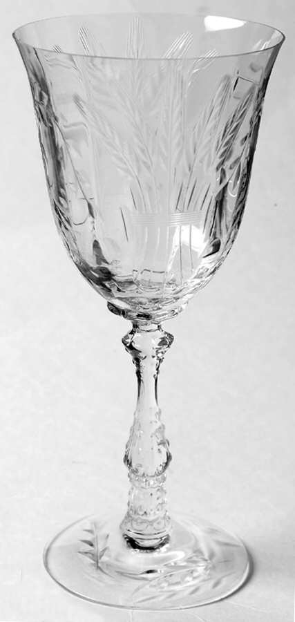 6016-1 (Cut Wheat) Water Goblet by Fostoria-1