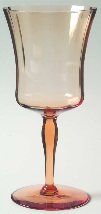 869 Amber Water Goblet by Fostoria-1