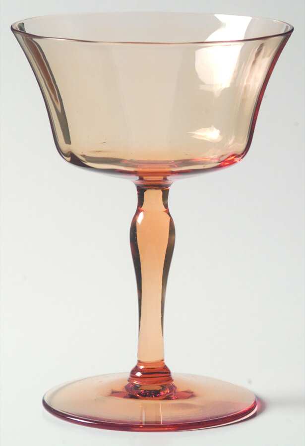 869 Amber Champagne/Tall Sherbet by Fostoria-1
