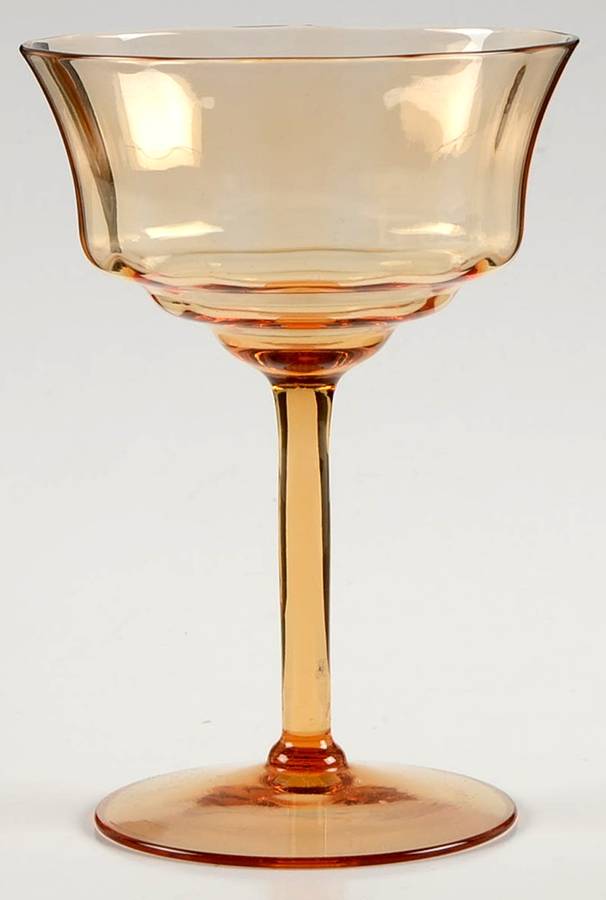 870 Amber Champagne/Tall Sherbet by Fostoria-1