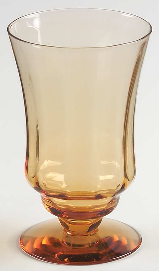 870 Amber Footed Tumbler by Fostoria-1