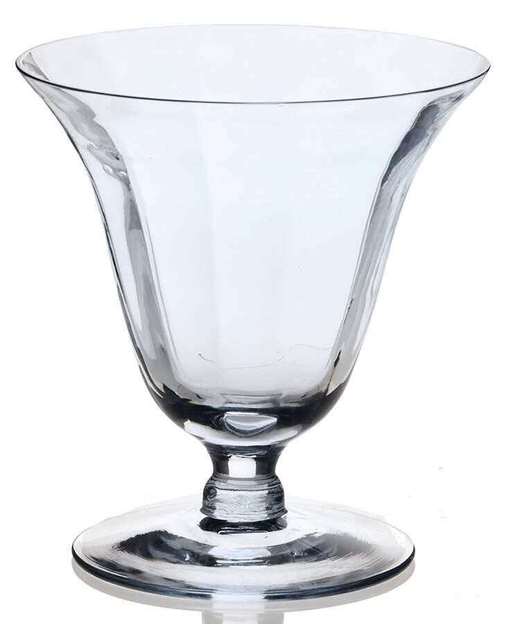 877 Blue (Azure) Oyster or Fruit Cocktail by Fostoria-1