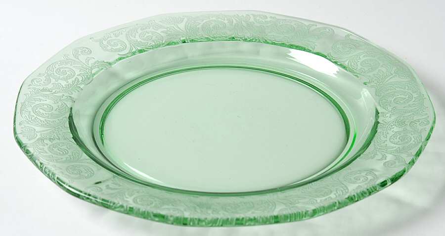 Acanthus Green 7" Salad Plate by Fostoria-1