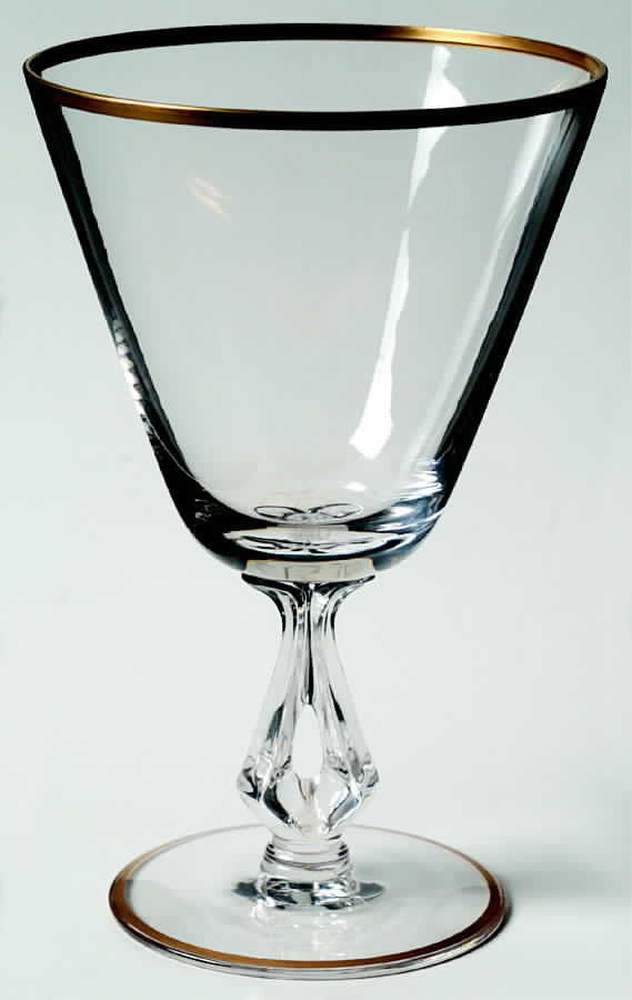 Ambassador (Stem 6065, Gold) Water Goblet by Fostoria-1