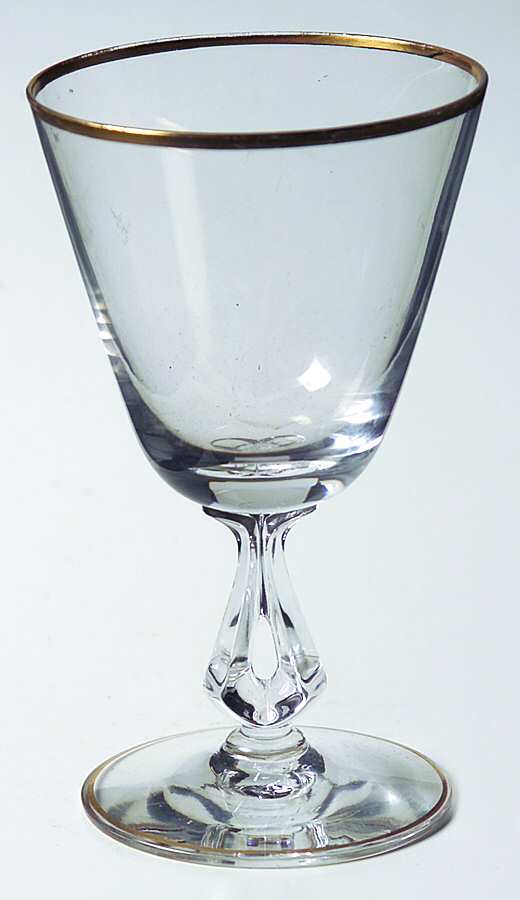 Ambassador (Stem 6065, Gold) Wine Glass by Fostoria-1