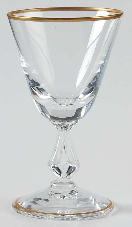 Ambassador (Stem 6065, Gold) Cordial Glass by Fostoria-1