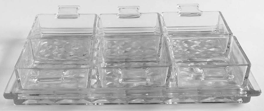 American Clear (Stem 2056) (7 Piece) Appetizer/Ice Cream Set by Fostoria-1