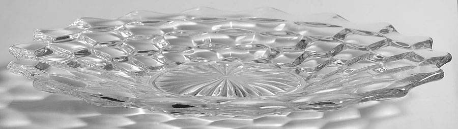 American Clear (Stem 2056) 9" Sandwich Plate by Fostoria-1