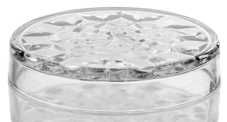 American Clear (Stem 2056) Lid for Round Puff Box by Fostoria-1