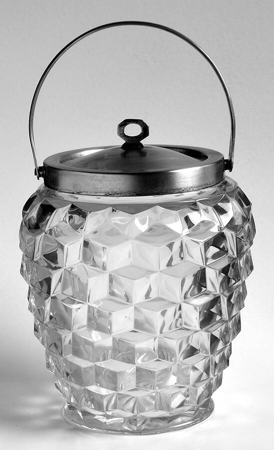 American Clear (Stem 2056) Biscuit Barrel & Lid by Fostoria-1