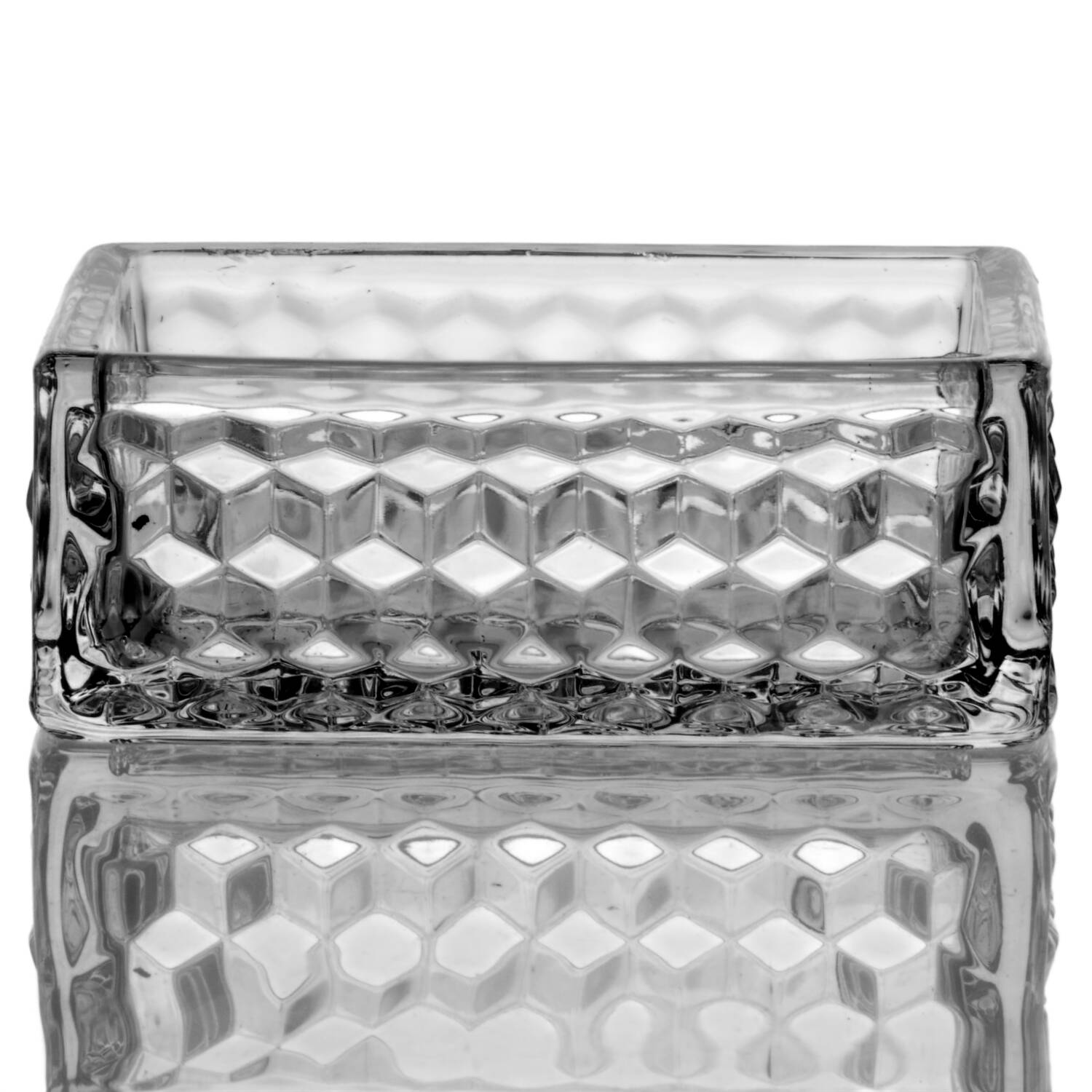 American Clear (Stem 2056) Cigarette Box No Lid by Fostoria-1