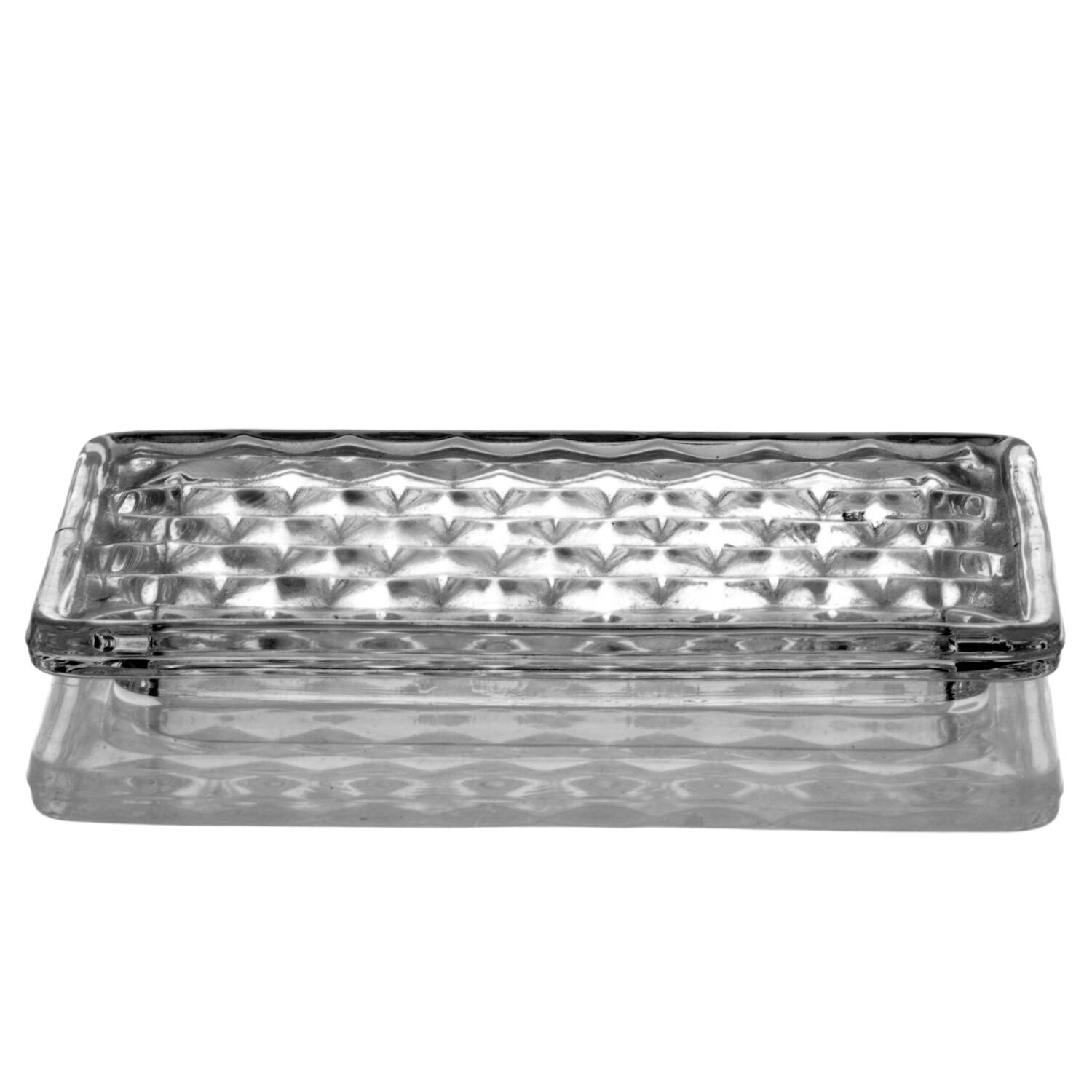 American Clear (Stem 2056) Lid for Cigarette Box by Fostoria-1
