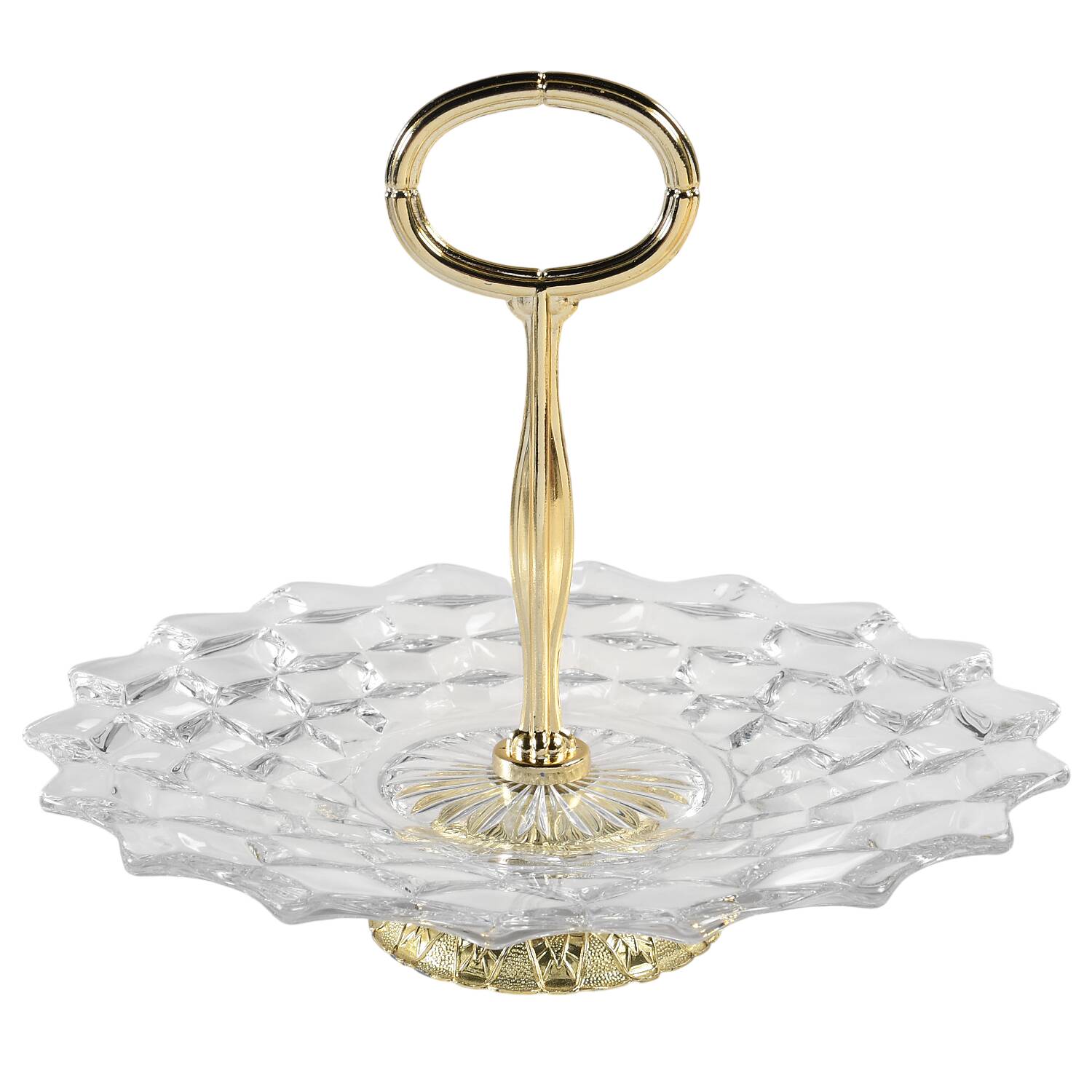 American Clear (Stem 2056) Salad Plate Tidbit HC by Fostoria-1