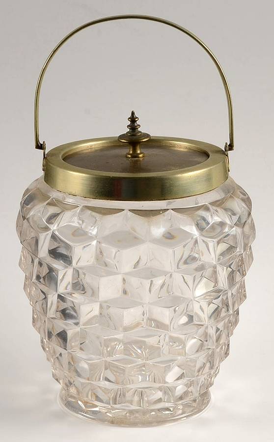 American Clear (Stem 2056) Biscuit Barrel & Lid by Fostoria-1