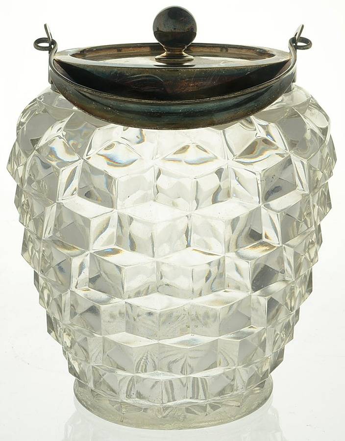 American Clear (Stem 2056) Biscuit Barrel & Lid by Fostoria-1