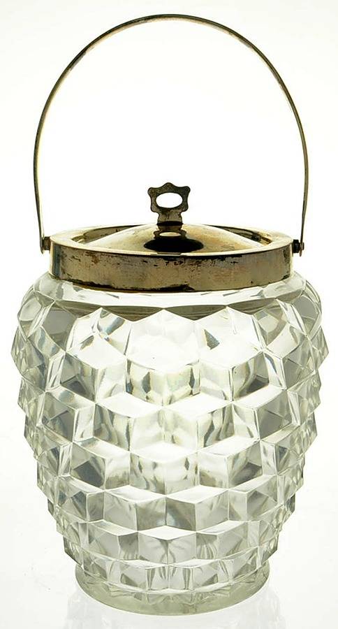 American Clear (Stem 2056) Biscuit Barrel & Lid by Fostoria-1