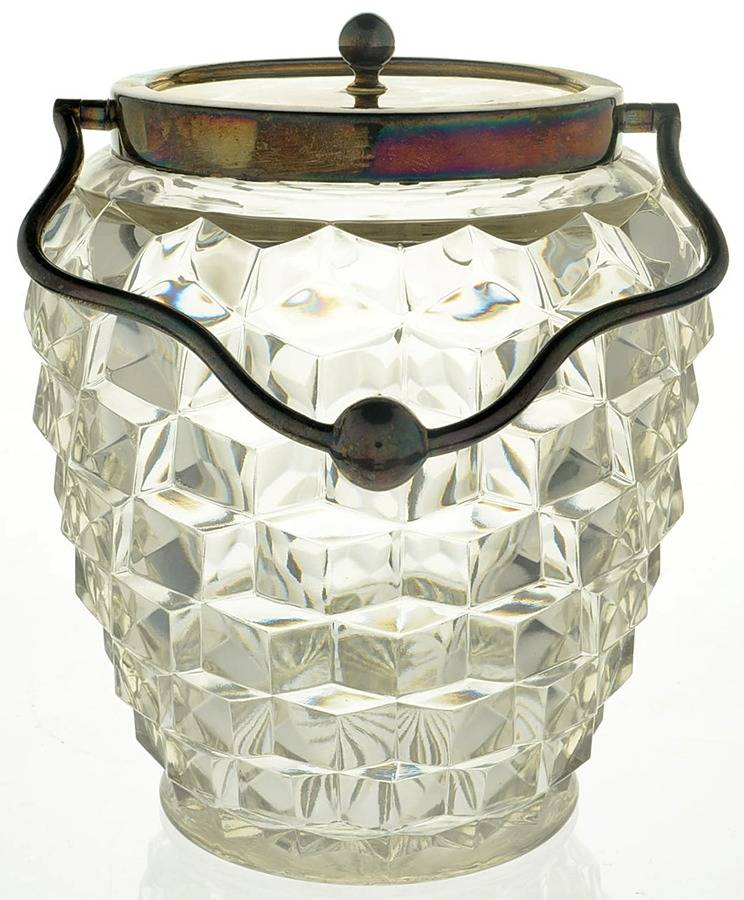 American Clear (Stem 2056) Biscuit Barrel & Lid by Fostoria-1