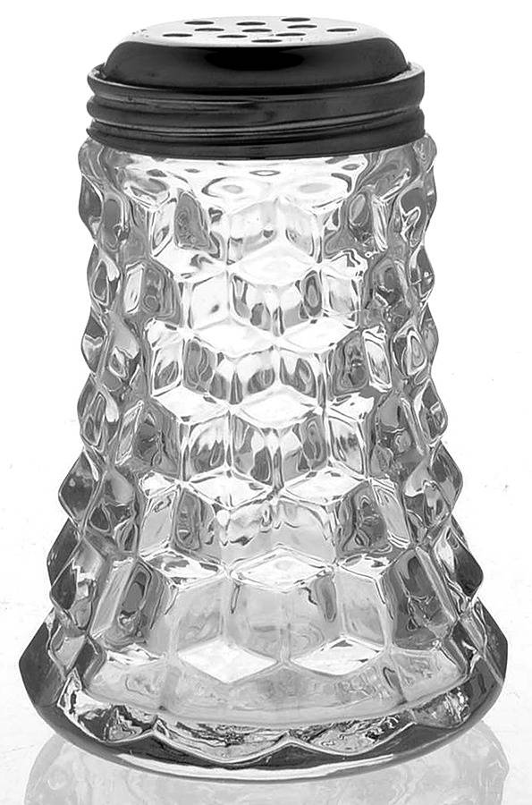 American Clear (Stem 2056) Stamped Metal Top Cheese Shaker by Fostoria-1