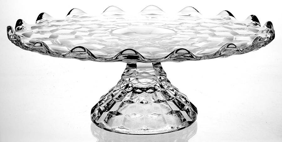 American Clear (Stem 2056) New Round Cake Stand by Fostoria-1