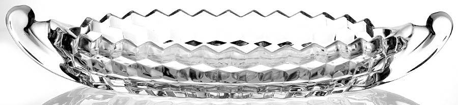 American Clear (Stem 2056) 12" Large Relish Boat by Fostoria-1